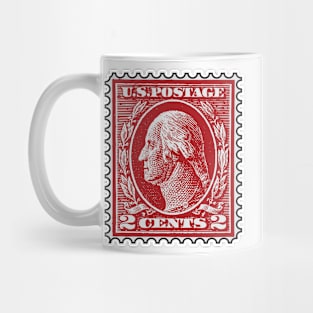 2 Cent Red Washington Mug